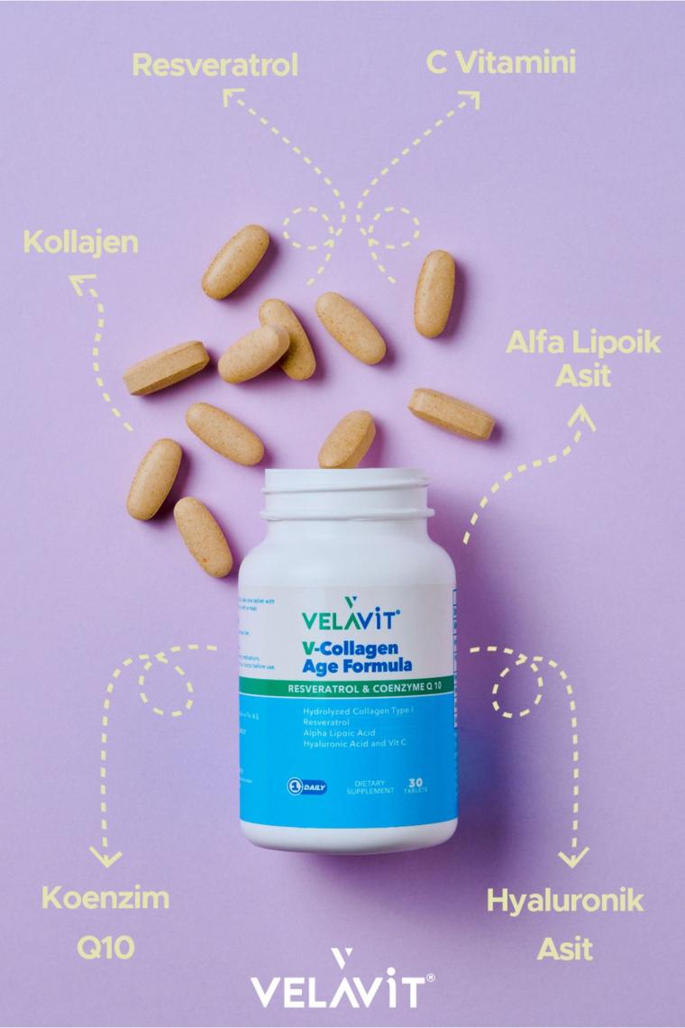 Velavit V-Collagen Age Formula 30 Kapsül