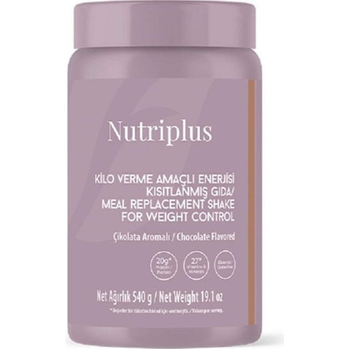 Nutriplus Shake Çikolata Aromalı 540 gr