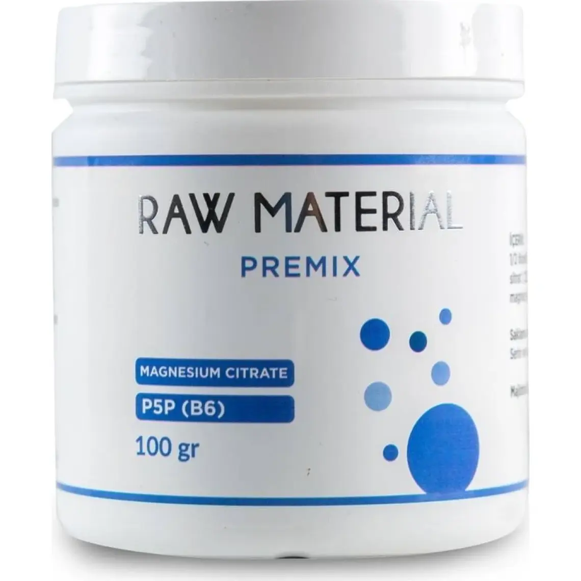 Raw Material - Premix Citrate P5P 100 gr