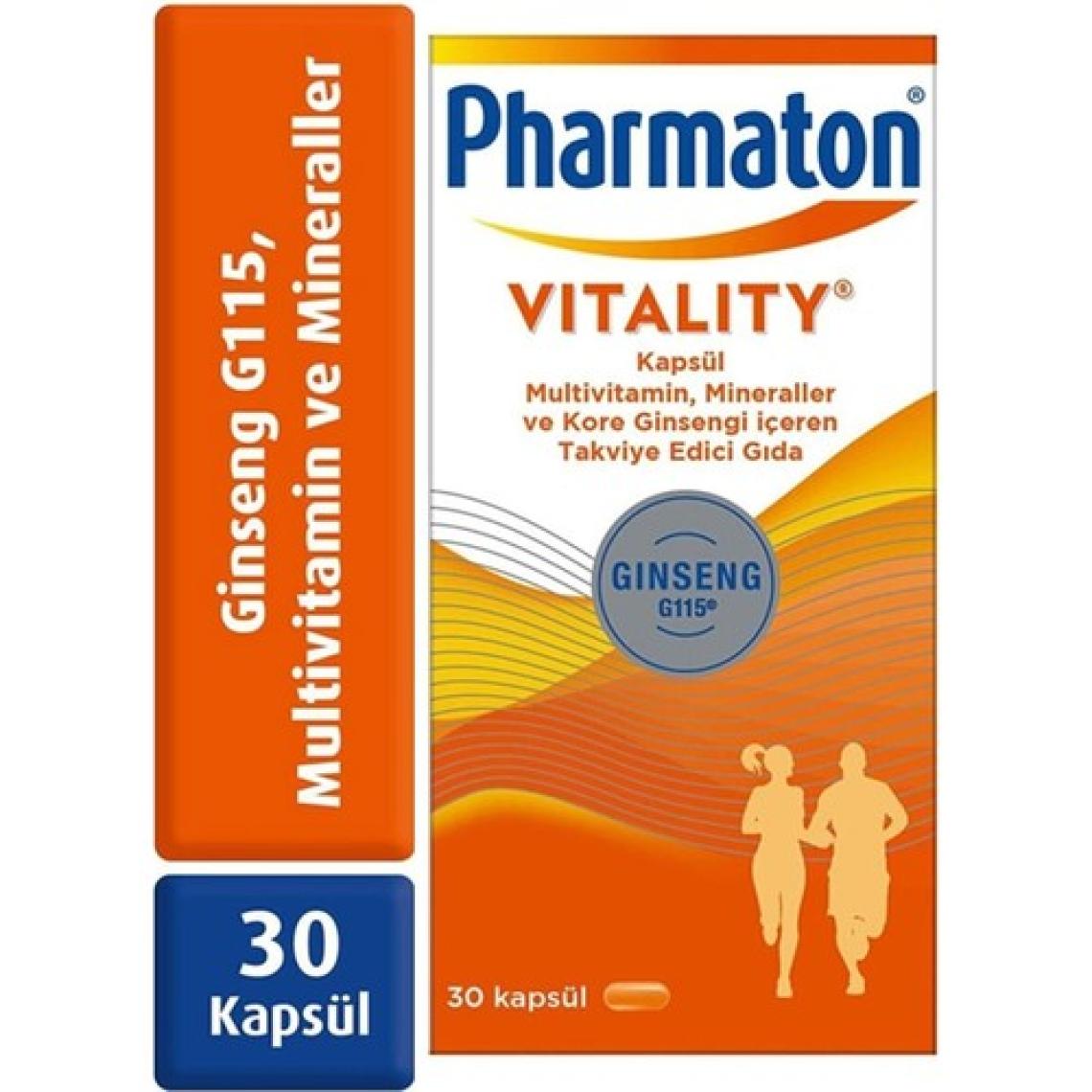Pharmaton Vitality 30 Tablet + Pharmaton Vitality 60 Kapsül
