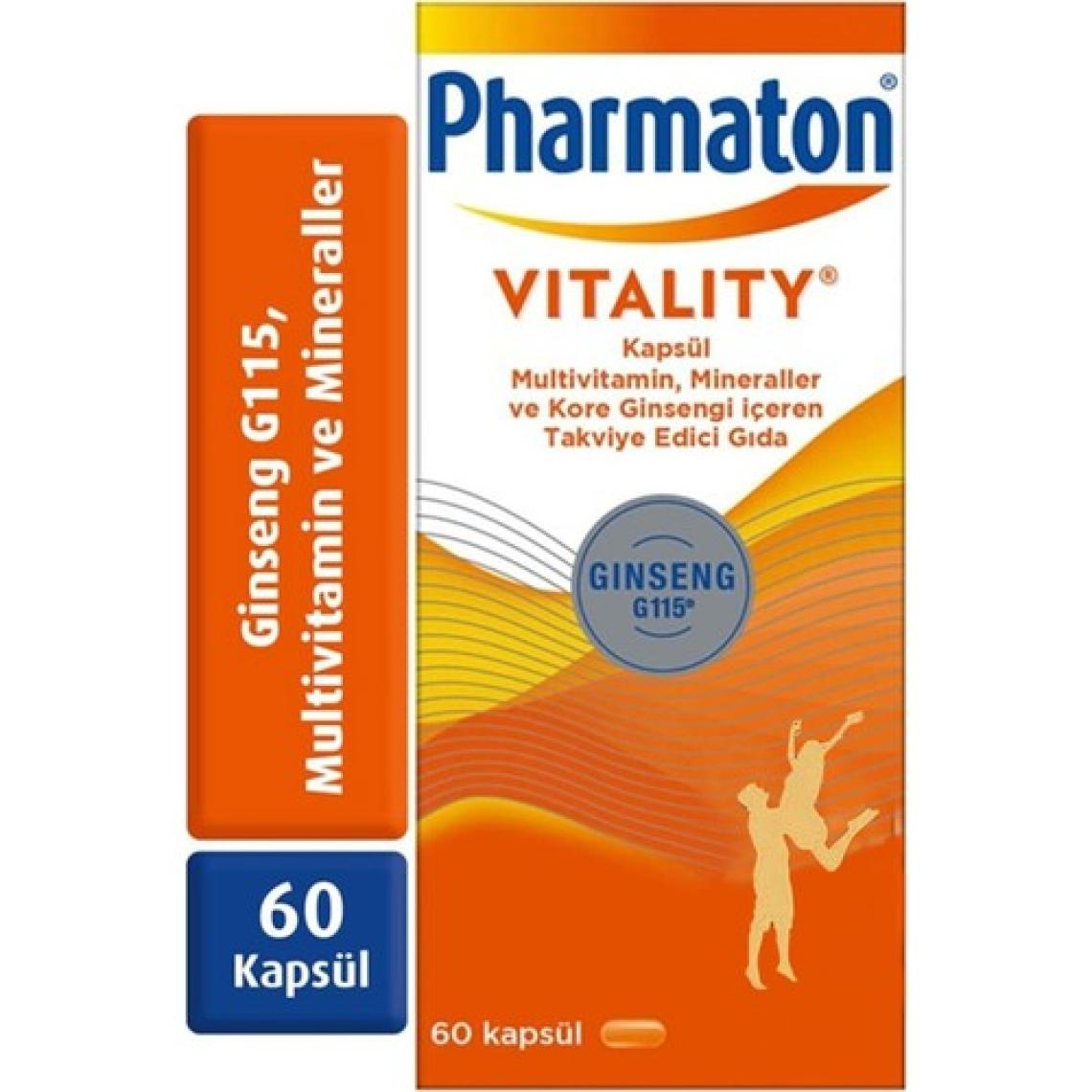 Pharmaton Vitality 30 Tablet + Pharmaton Vitality 60 Kapsül