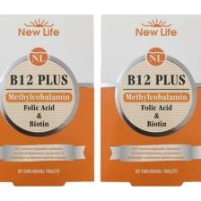 New Life B12 Plus Methylcobalamin 60 Tablet 2 Kutu