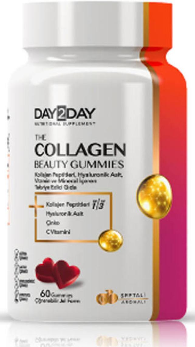 Day2Day The Collagen Beauty Gummies 60 Gummies Çiğnenebilir Tablet