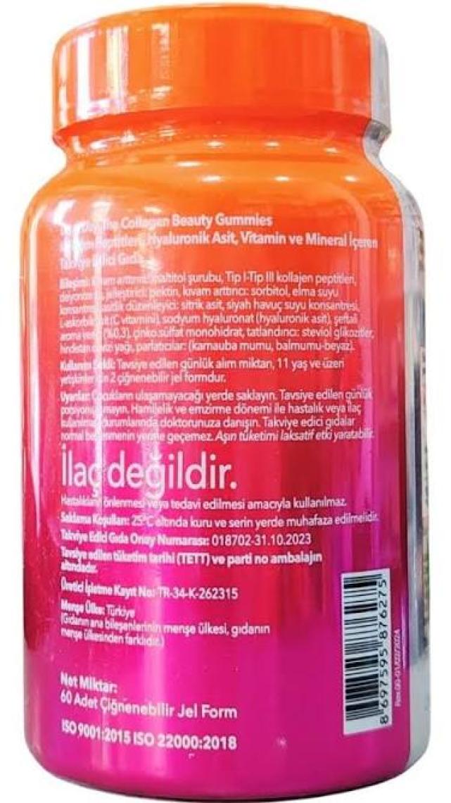 Day2Day The Collagen Beauty Gummies 60 Gummies Çiğnenebilir Tablet