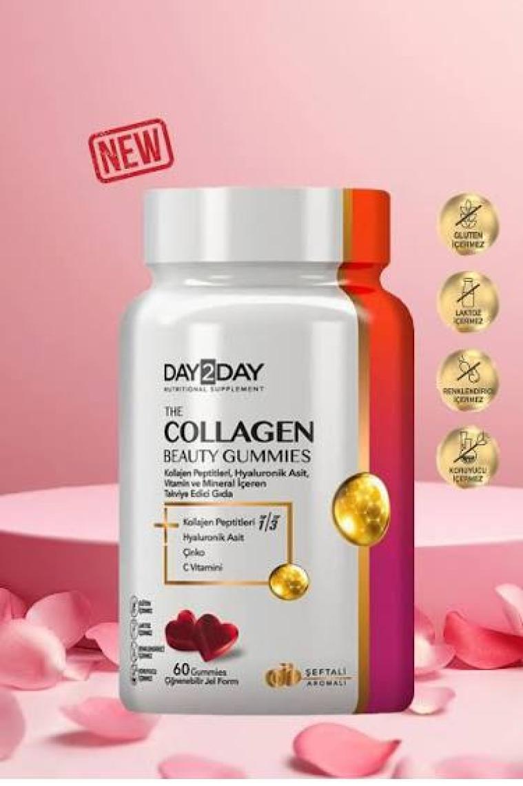 Day2Day The Collagen Beauty Gummies 60 Gummies Çiğnenebilir Tablet