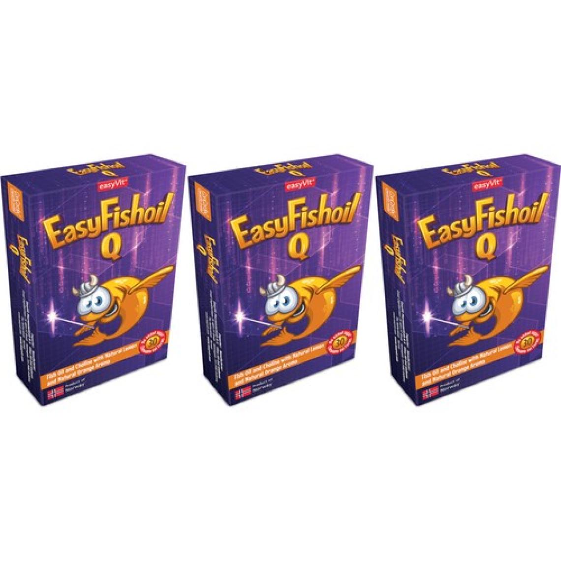 Easyvi̇t Easyfishoil Q Kids Çiğnenebilir 30 Jel Tablet 3'lü Paket