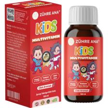 Zühre Ana Kids Multivitamin Şurup Çilekli 150 ml