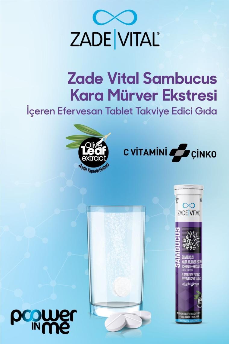 Zade Vital Sambucus Nigra 20 Efervesan Tablet