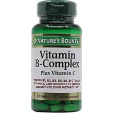 Nature's Bounty Vitamin B-Complex Plus Vitamin-C 60 Tablet