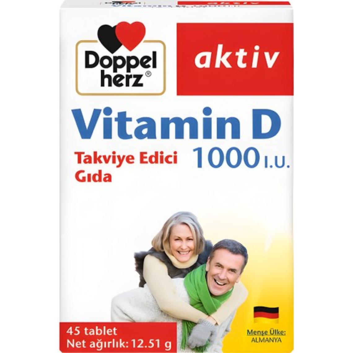 Doppelherz Vitamin D 1000 Iu 45 Tablet