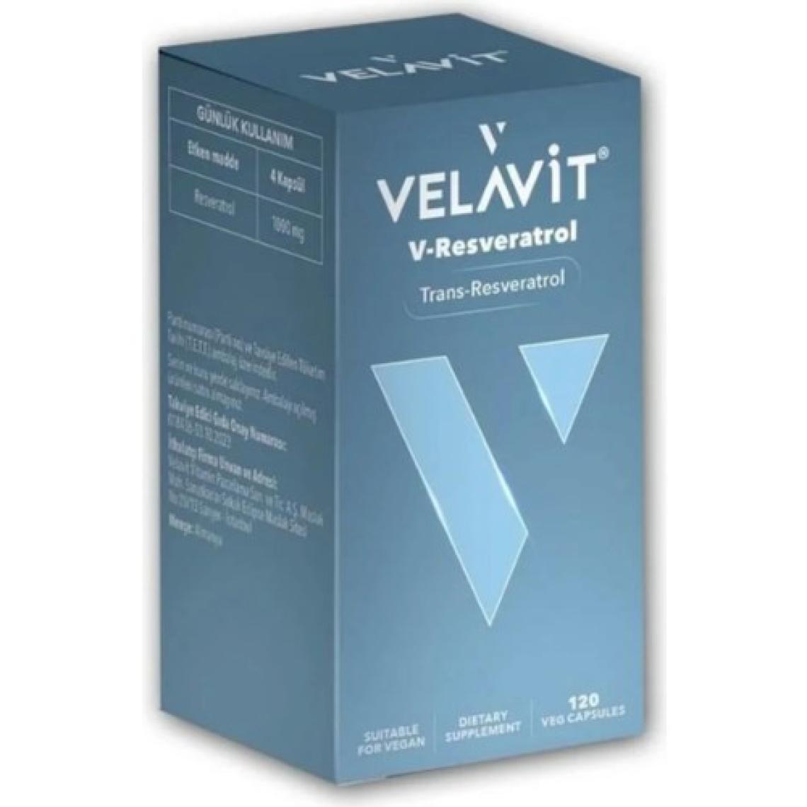 Velavit V-Resveratrol 120 Kapsül