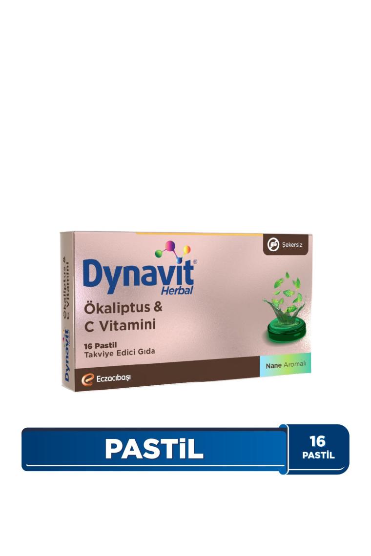 Dynavit Herbal Mentol ve Okaliptus 16 Pastil