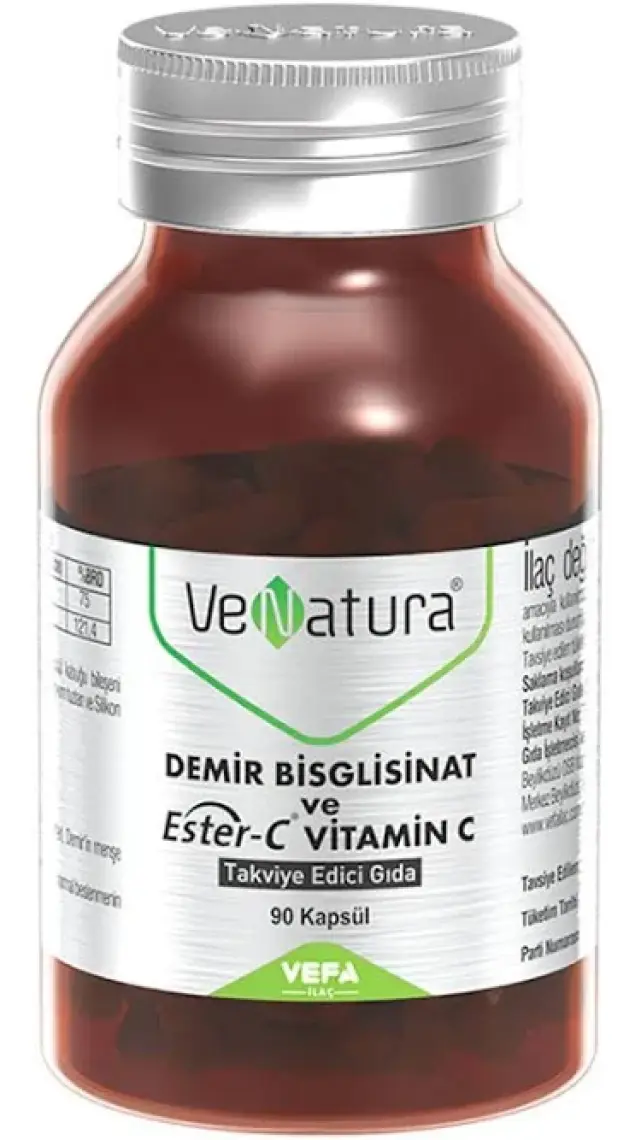 Venatura Demir Bisglisinat ve Ester-C Vitamin C