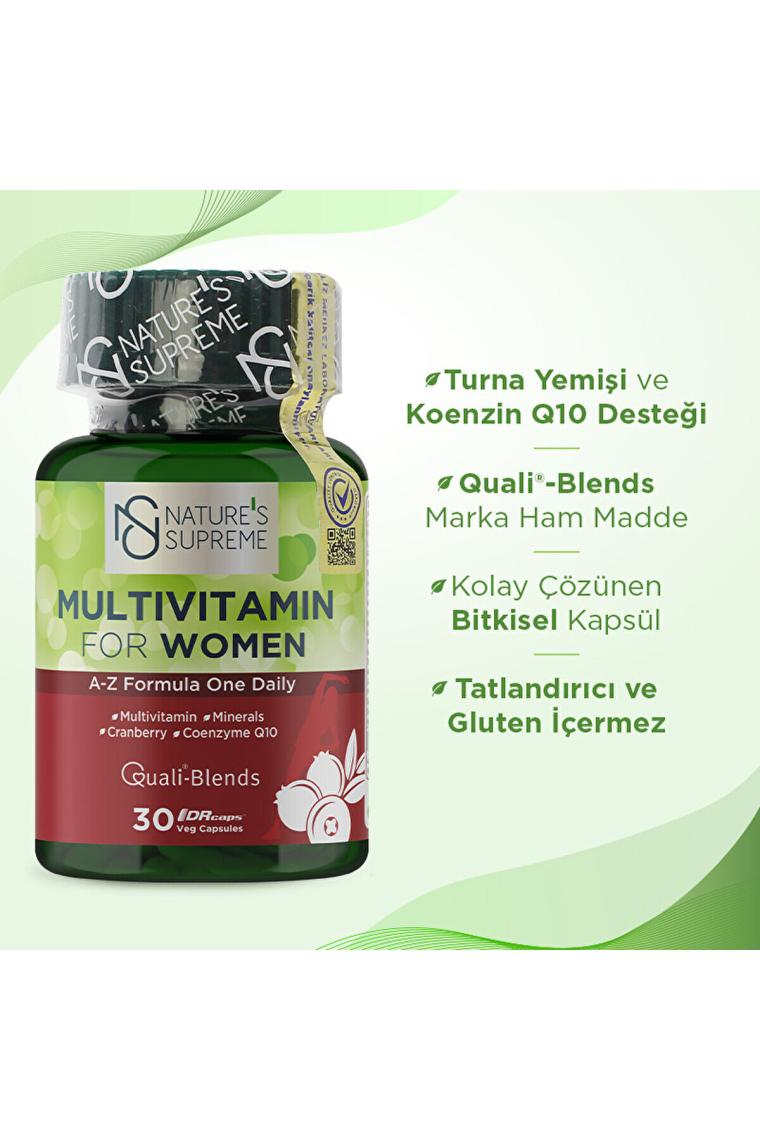Nature's Supreme Multivitamin for Women 30 Kapsül