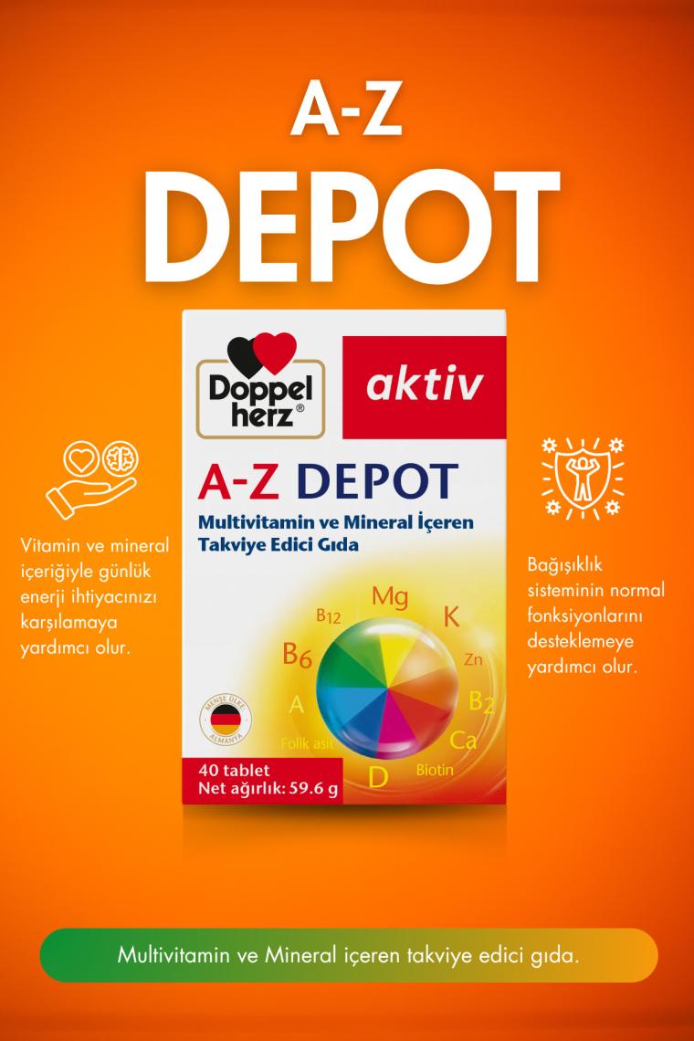 Doppelherz Aktiv A-Z Depot Multivitamin 40 Tablet