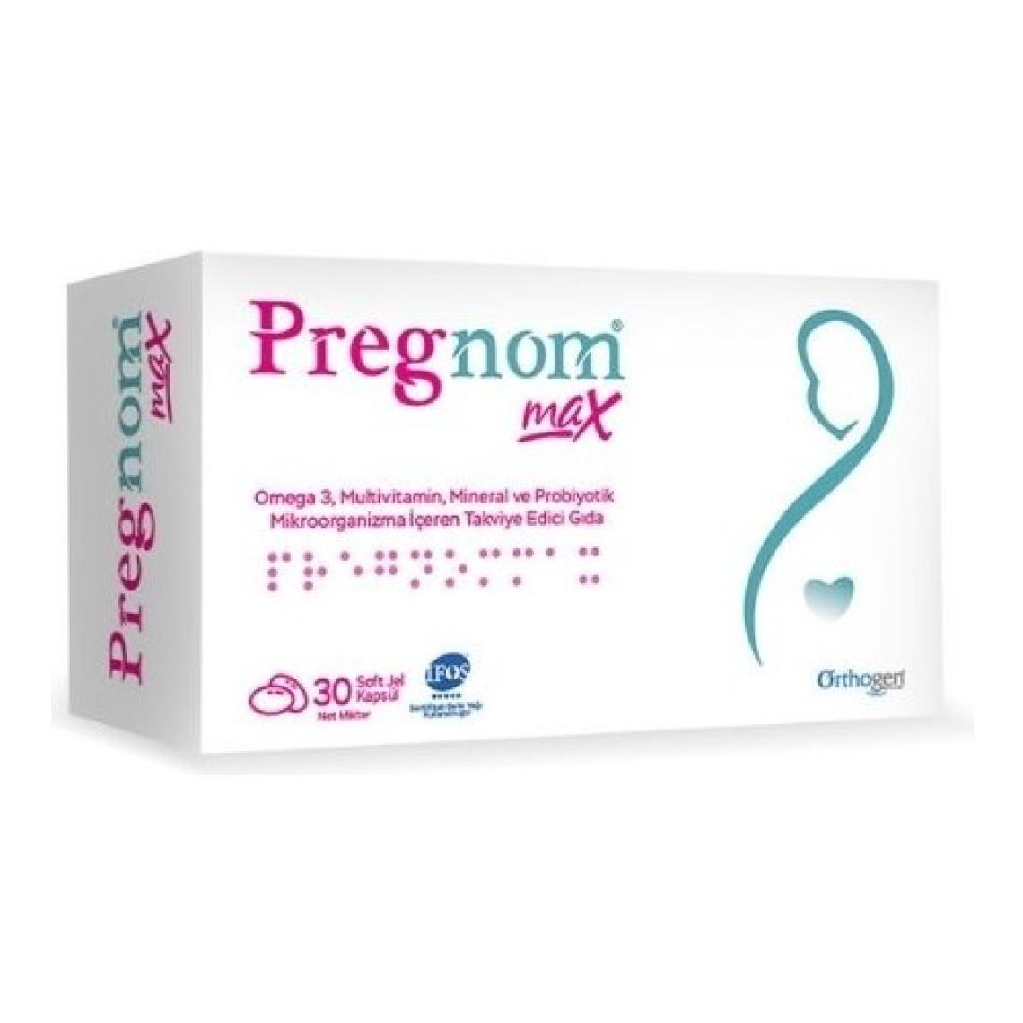 Orthogen Pregnom Max 30  Kapsül