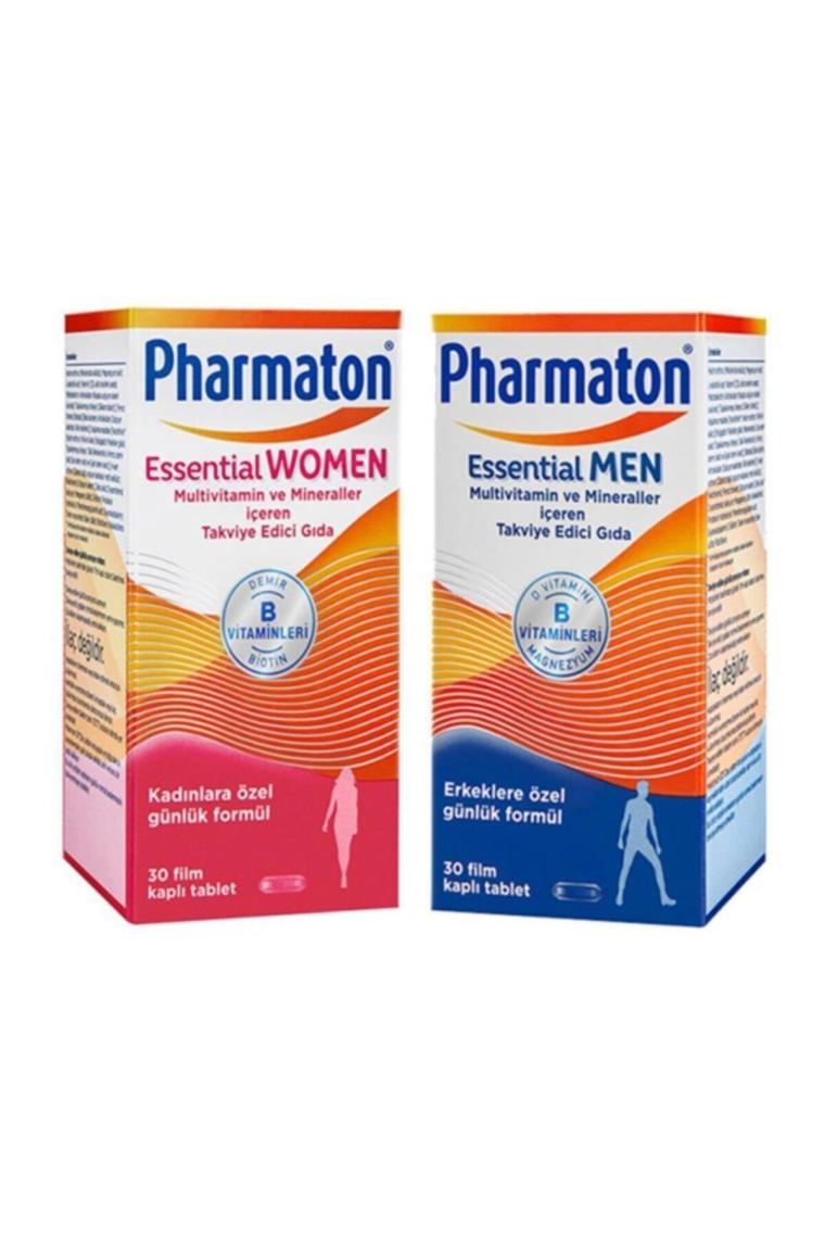 Pharmaton Essential Men 30 Kapsül + Pharmaton Essential Women 30 Kapsül