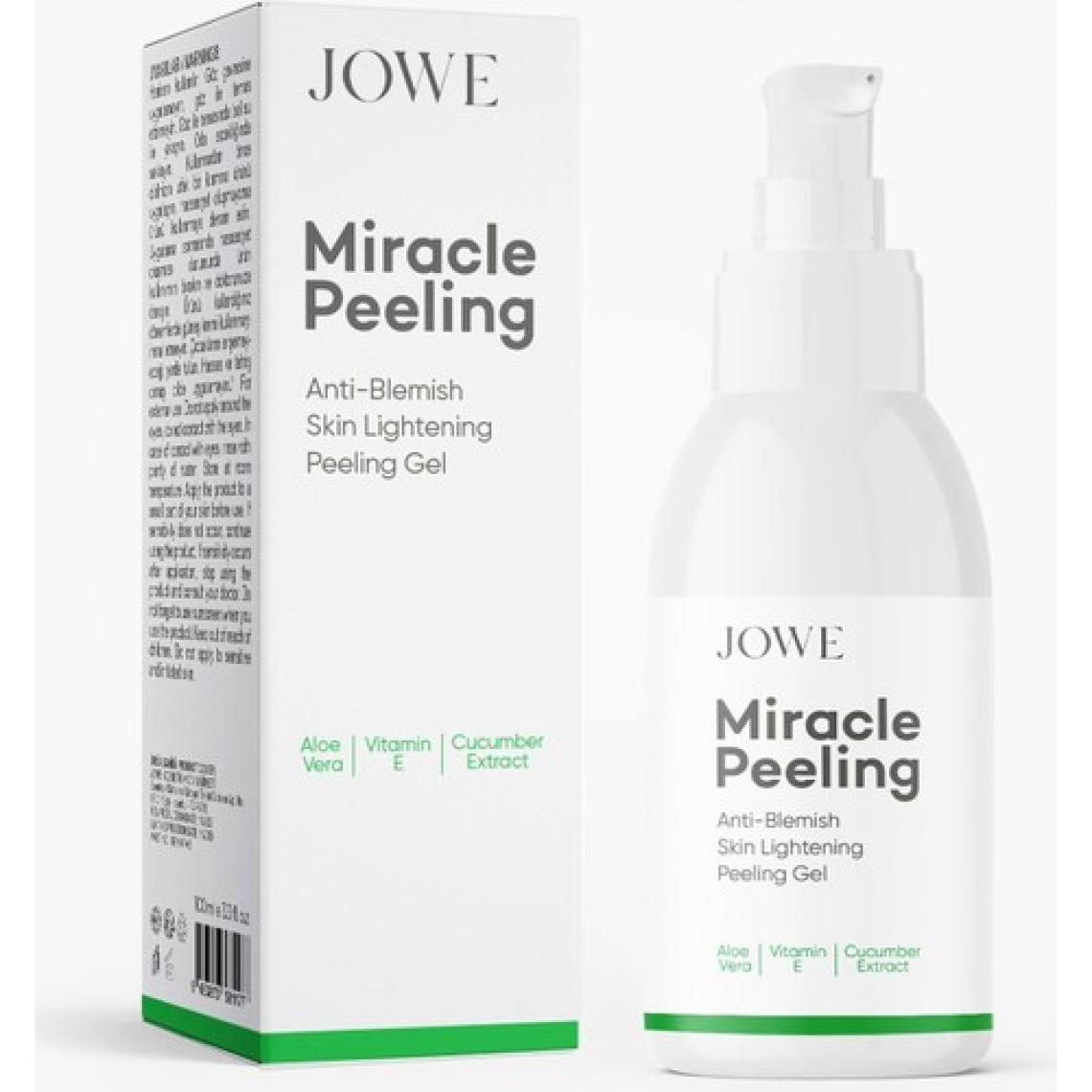 Jowe Aloe Vera Peeling Jeli - Tüm Cilt Tipleri için Derin Temizlik ve Canlandırma, 100 ml