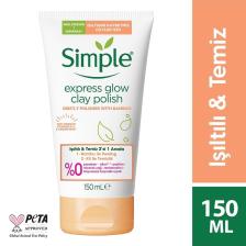 Simple Protect & Glow 2'si 1 Arada Işıltılı & Temiz Işıltısını Kaybetmiş Ciltler Için 150 ml