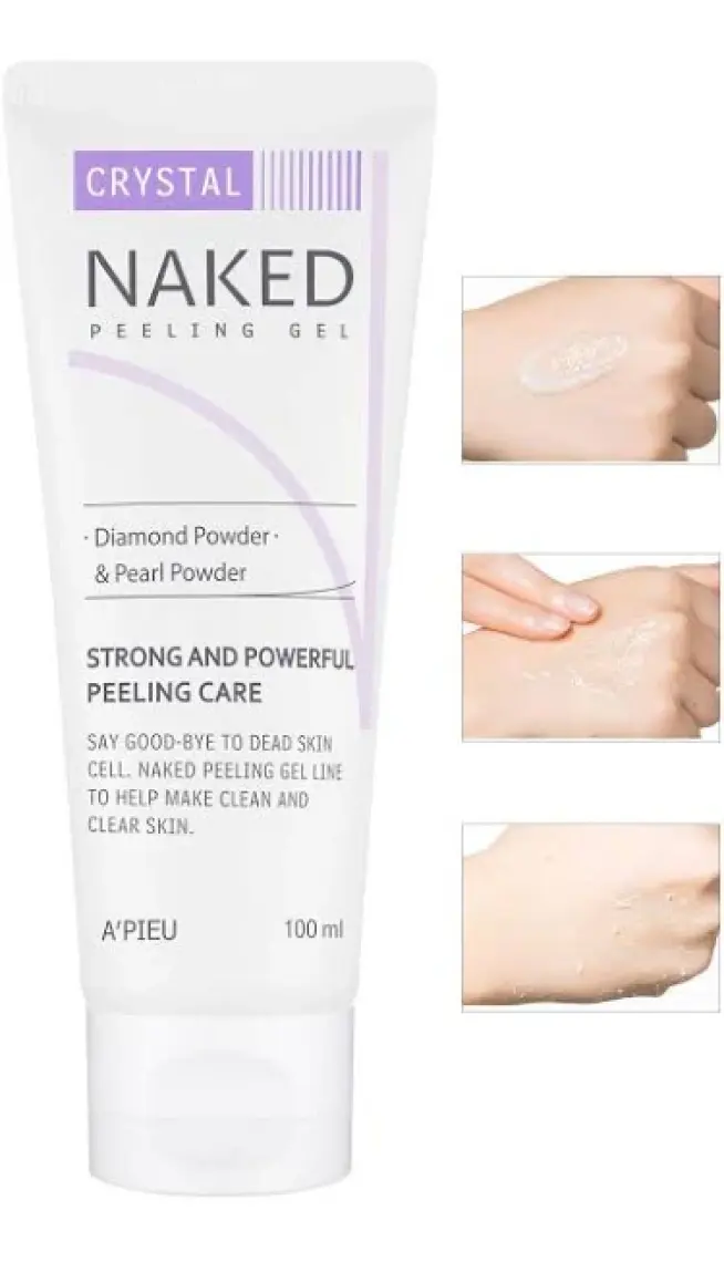 MISSHA Elmas Tozu İçeren Arındırıcı Peeling Jel 100ml A'PIEU Naked Peeling Gel (Crystal)