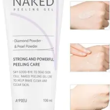 MISSHA Elmas Tozu İçeren Arındırıcı Peeling Jel 100ml A'PIEU Naked Peeling Gel (Crystal)
