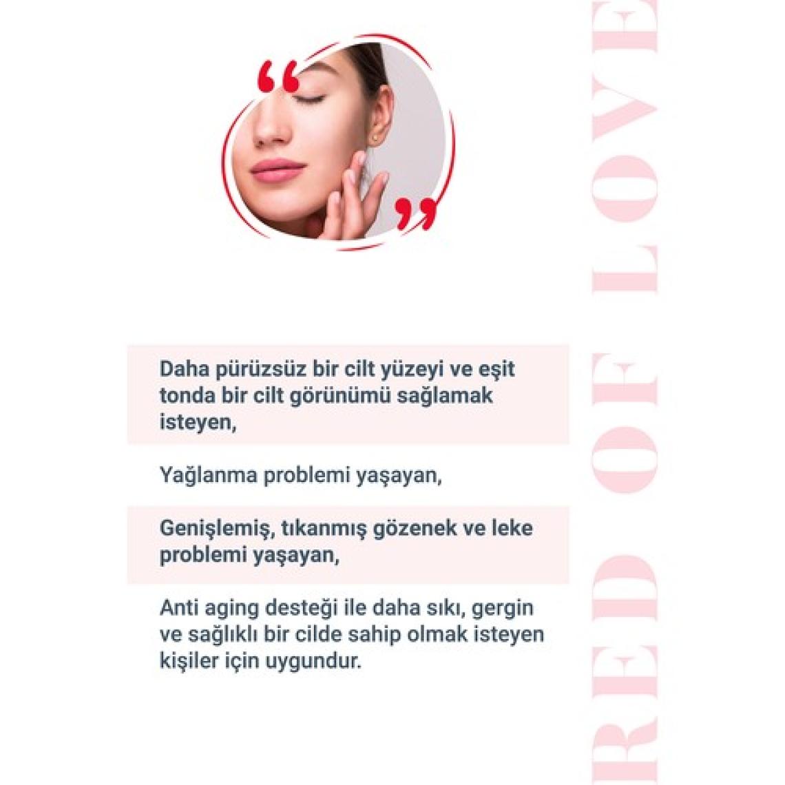 SHE VEC RED OF LOVE - Bariyer Onarımı ve Güçlü Antioksidan Koruma Sağlayan Resurfacing Peeling Losyon