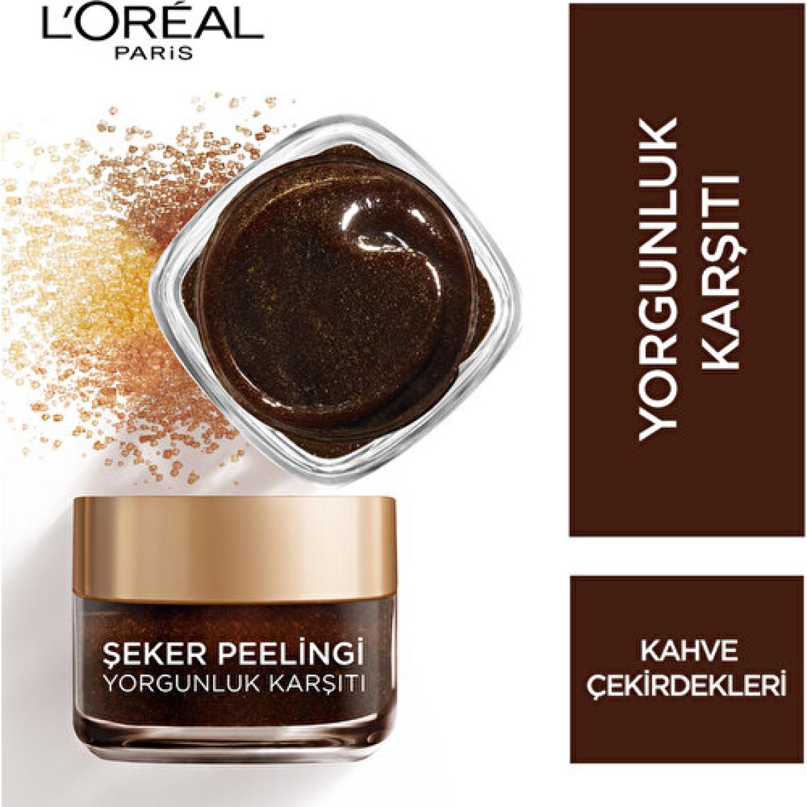 Loreal Paris Kahve Çekirdeği Yorgunluk Karşıtı 50 ml Şeker Peelingi
