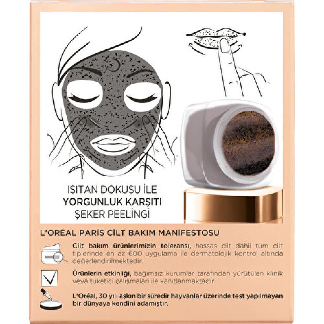 Loreal Paris Kahve Çekirdeği Yorgunluk Karşıtı 50 ml Şeker Peelingi