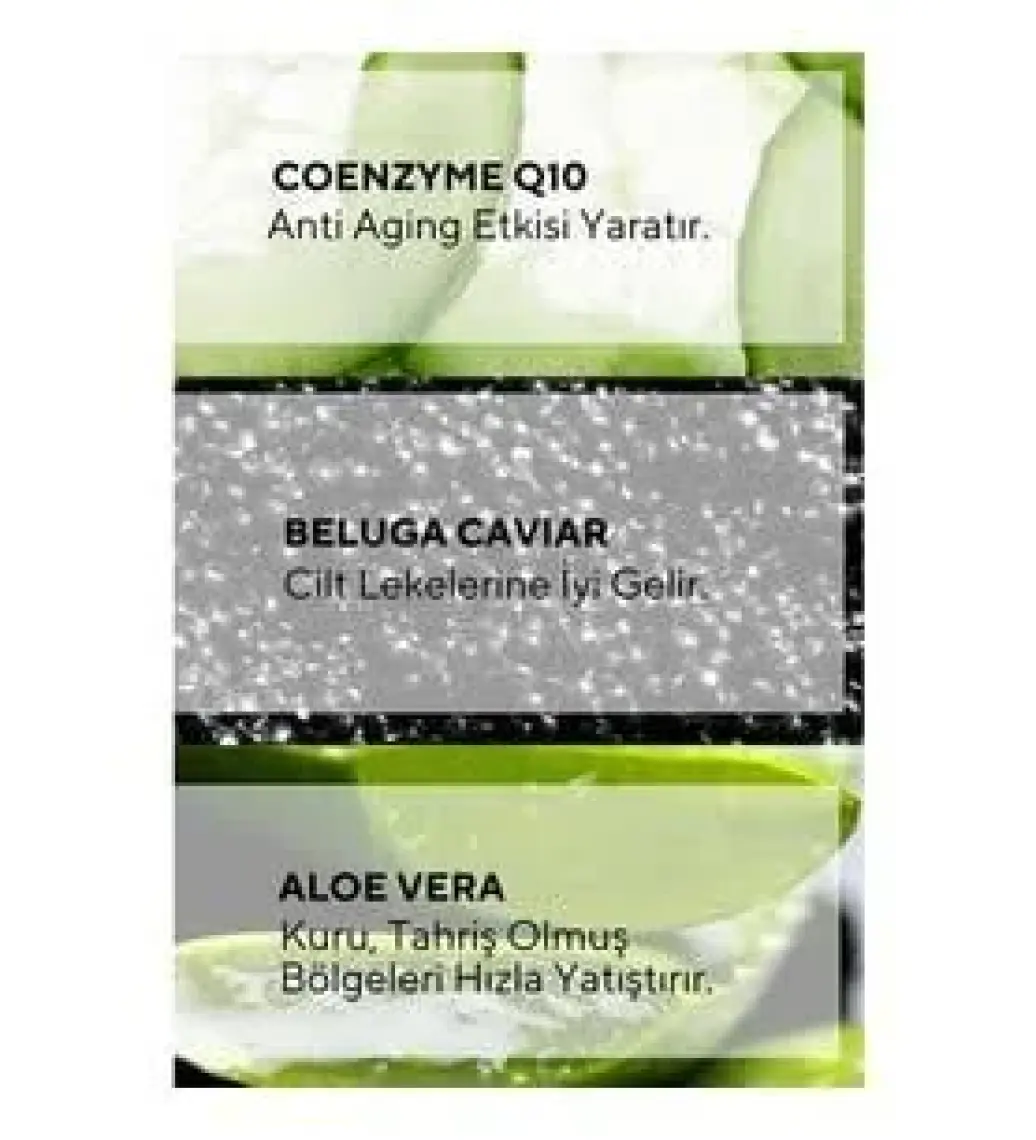 Arındırıcı ve Aydınlatıcı Yüz Peelingi Beluga Havyarı Özlü Coenzyme Q10 100 ml