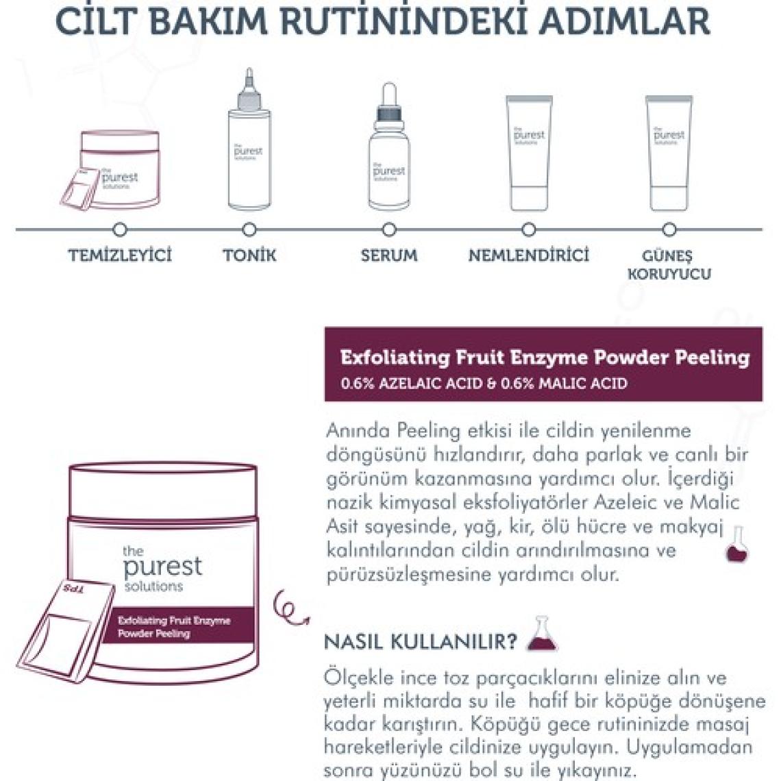 The Purest Solutions Peeling Toz Temizleyici 55 gr
