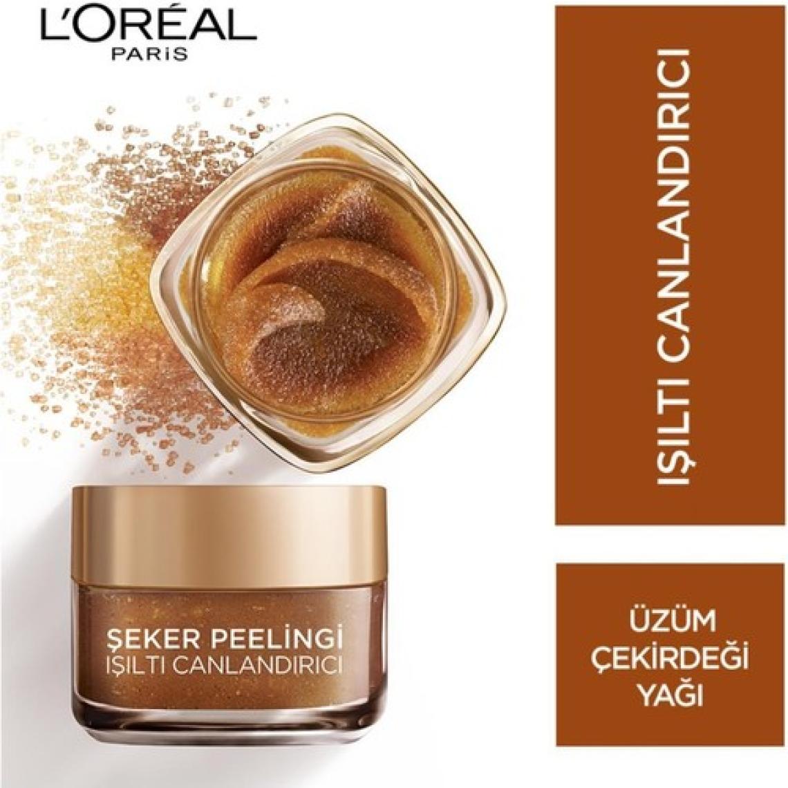 Loreal Paris Işıltı Canlandırıcı Üzüm Çekirdeği 50 ml Şeker Peelingi