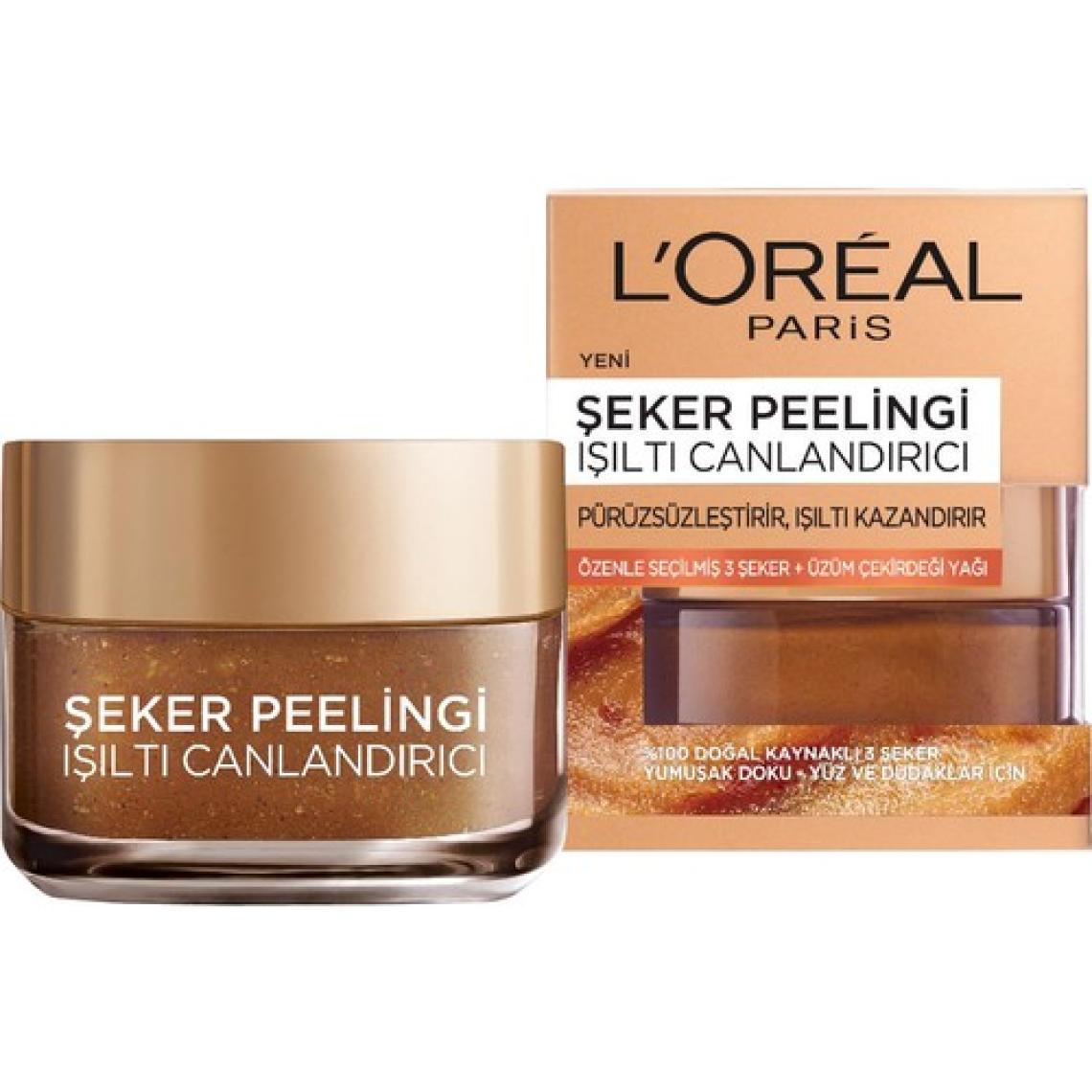 Loreal Paris Işıltı Canlandırıcı Üzüm Çekirdeği 50 ml Şeker Peelingi