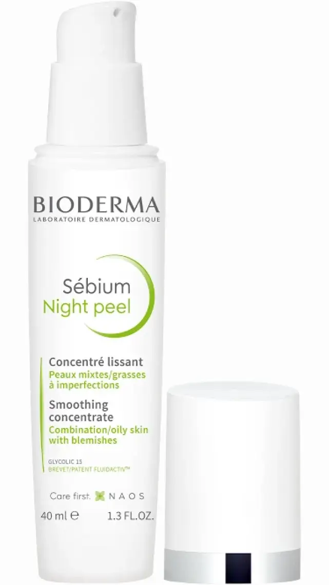 Sebium Night Peel Yağlı Akne Eğilimli Ciltler Glikolik Asit İçeren Peeling Etkili Gece Serumu 40 ml