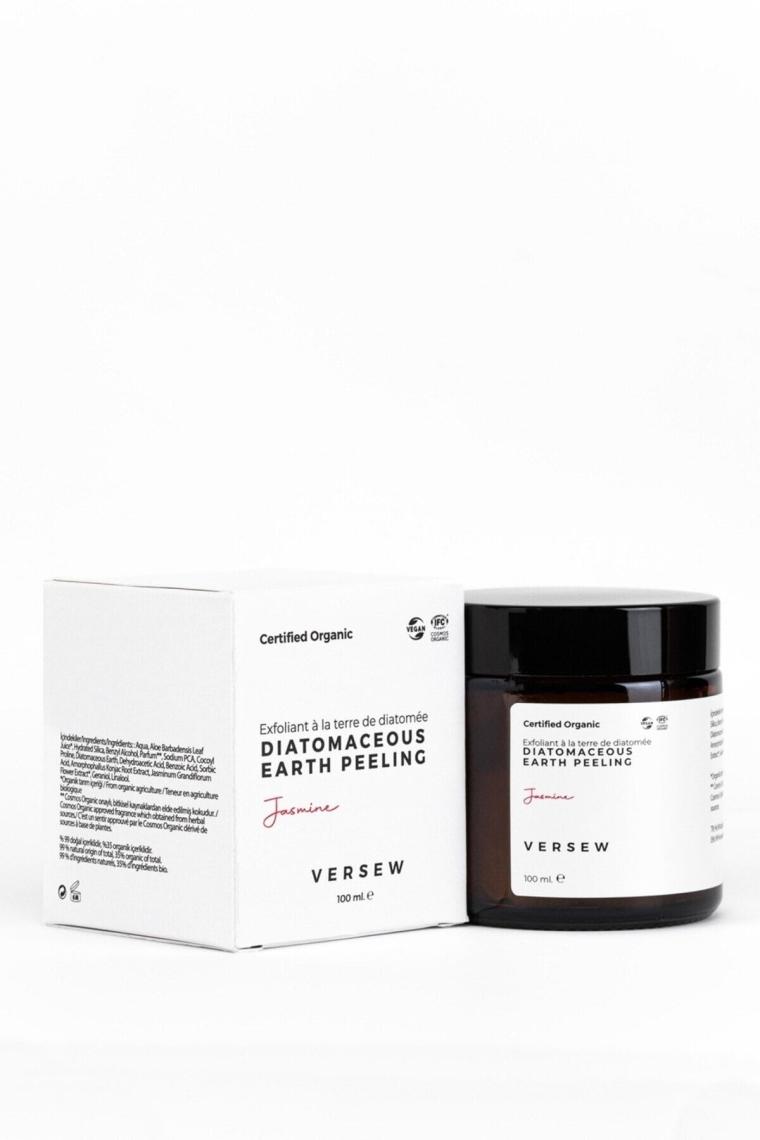 Versew Organik Diatomaceous Earth Arındırıcı Yüz Bakım Peeling 100 ml