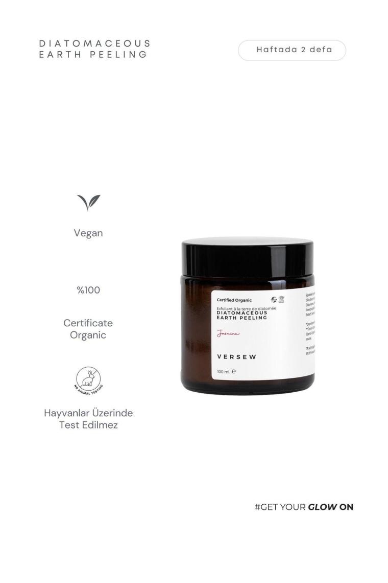 Versew Organik Diatomaceous Earth Arındırıcı Yüz Bakım Peeling 100 ml