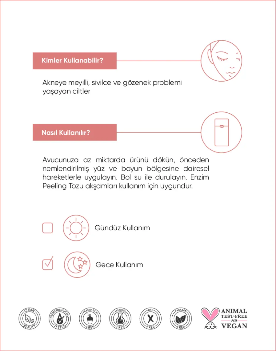 The NewLab. Arındırıcı ve Yenileyici Enzim Peeling 100g(Mandelic Acid+Succinic Acid+Tartaric Acid+Papain)
