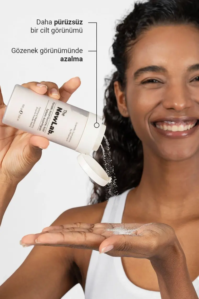 The NewLab. Arındırıcı ve Yenileyici Enzim Peeling 100g(Mandelic Acid+Succinic Acid+Tartaric Acid+Papain)