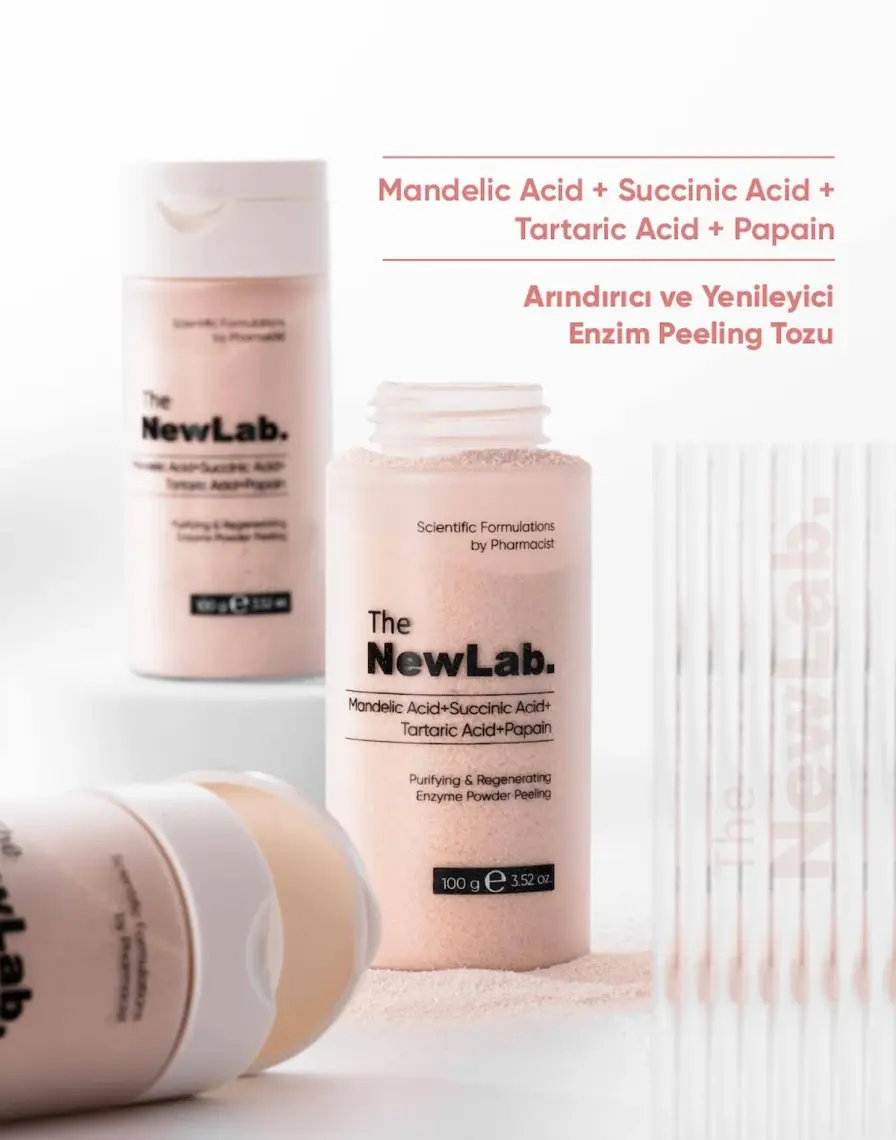 The NewLab. Arındırıcı ve Yenileyici Enzim Peeling 100g(Mandelic Acid+Succinic Acid+Tartaric Acid+Papain)