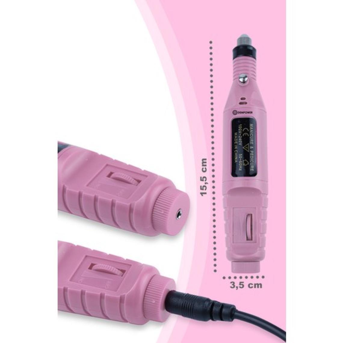 Dempower Elektrikli Manikür-Pedikür-Törpü Makinesi Pembe