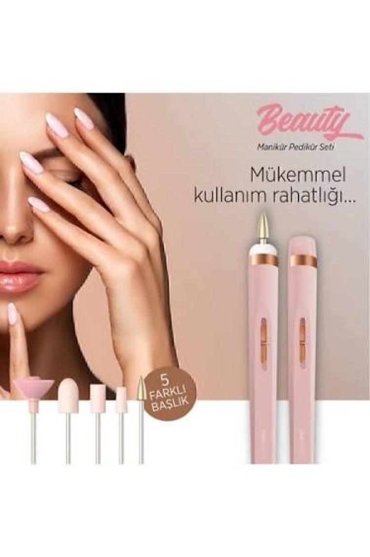 Teknotrust PSC16 Manikür & Pedikür Set Rose Gold