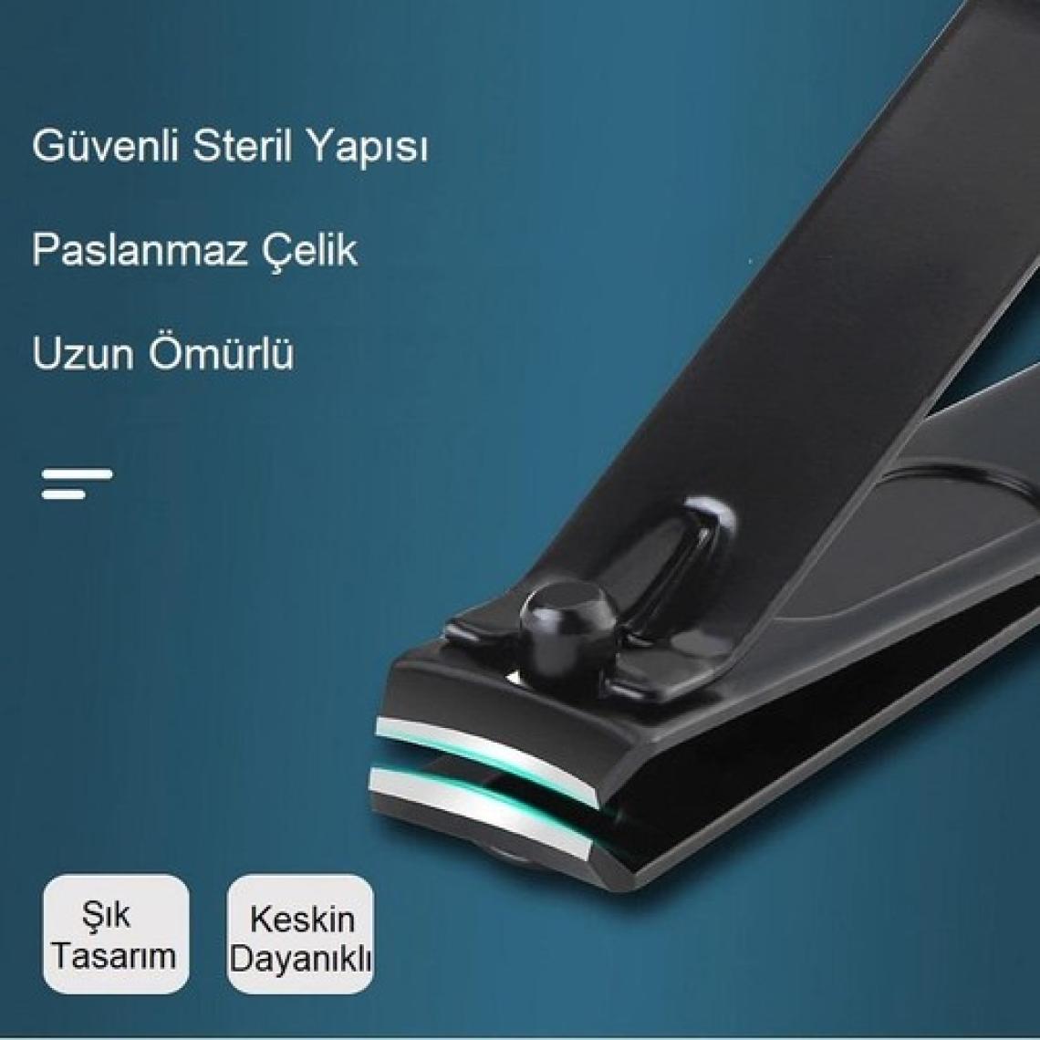 Upway Deri Çantalı 18 Parça Paslanmaz Çelik Manikür Pedikür Yüz Bakım Seti