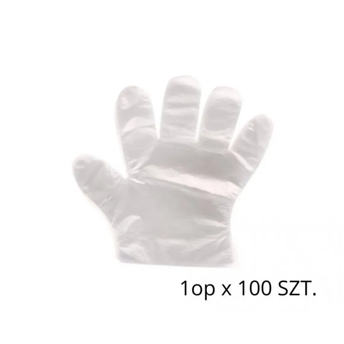 Tropic Tek Kullanımlık Şeffaf Eldiven 100 Adet Size L