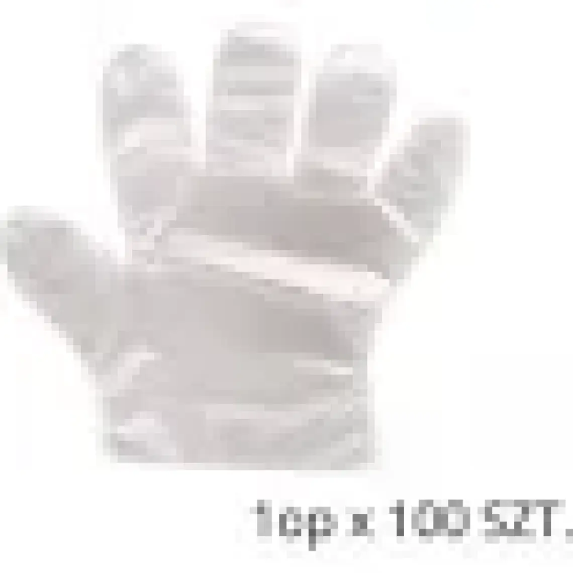 Tropic Tek Kullanımlık Şeffaf Eldiven 100 Adet Size L