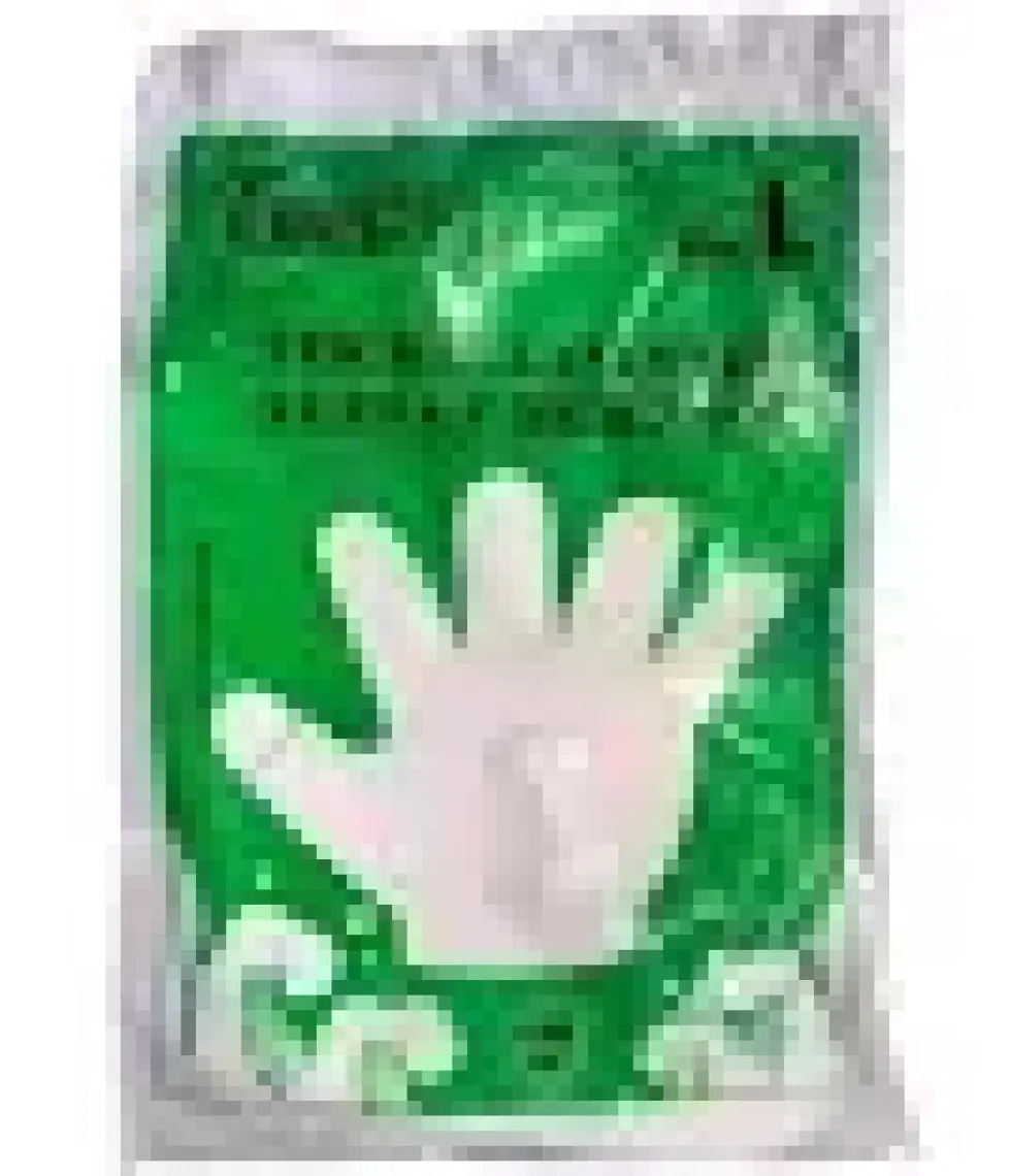 Tropic Tek Kullanımlık Şeffaf Eldiven 100 Adet Size L