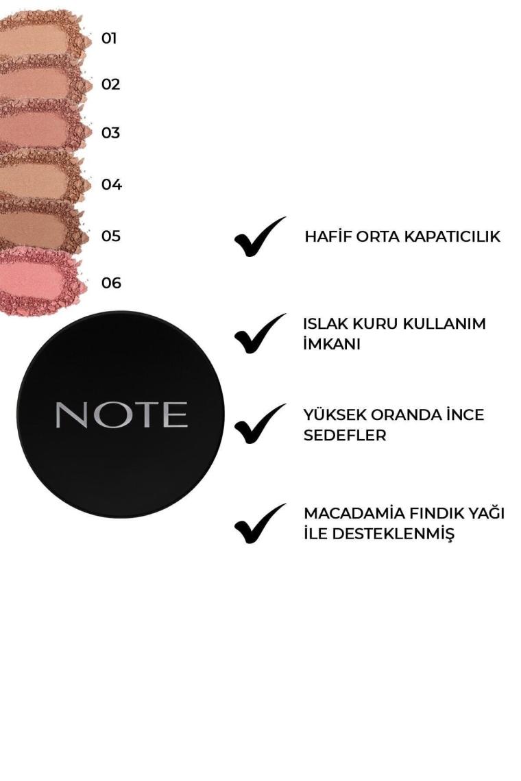 Note Baked Allık Işıltılı Highlighter 01 Pleasure