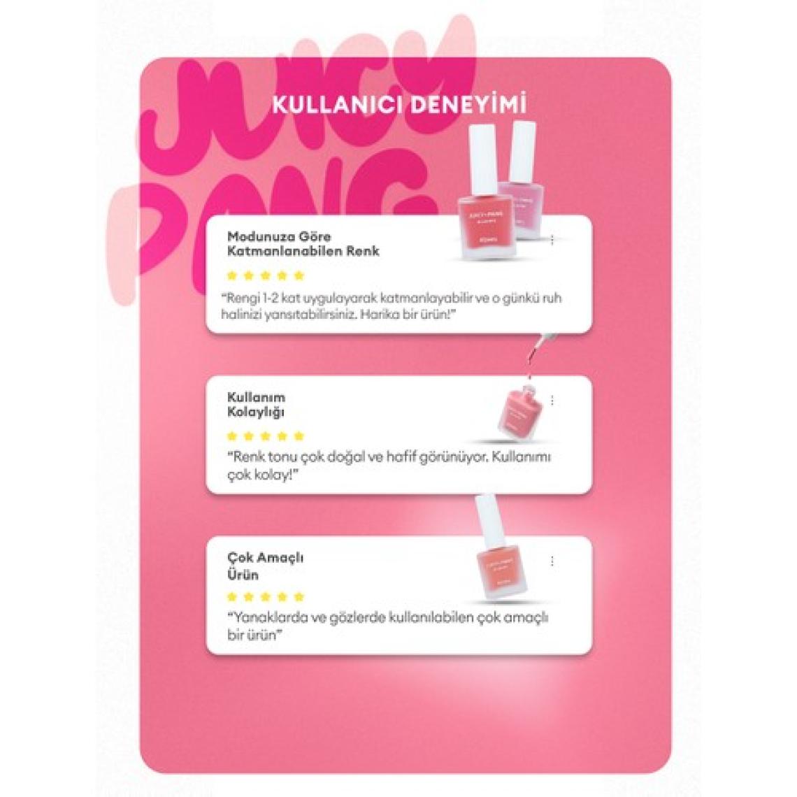 MISSHA Meyve Kokulu, Nemlendirici, Doğal Görünümlü Sıvı Allık A'PIEU Juicy-Pang Water Blusher (PK01)