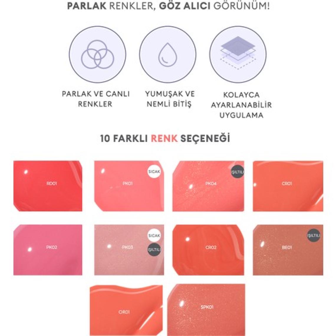 MISSHA Meyve Kokulu, Nemlendirici, Doğal Görünümlü Sıvı Allık A'PIEU Juicy-Pang Water Blusher (CR02)