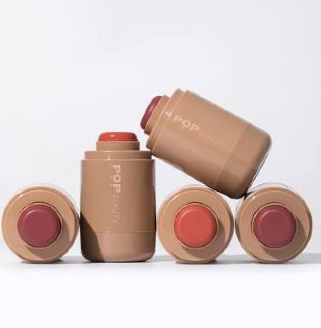 Pop Beauty Doğal Görünüm, Nemlendirici Etkili, Yanak ve Dudak Renklendirici Stick Allık