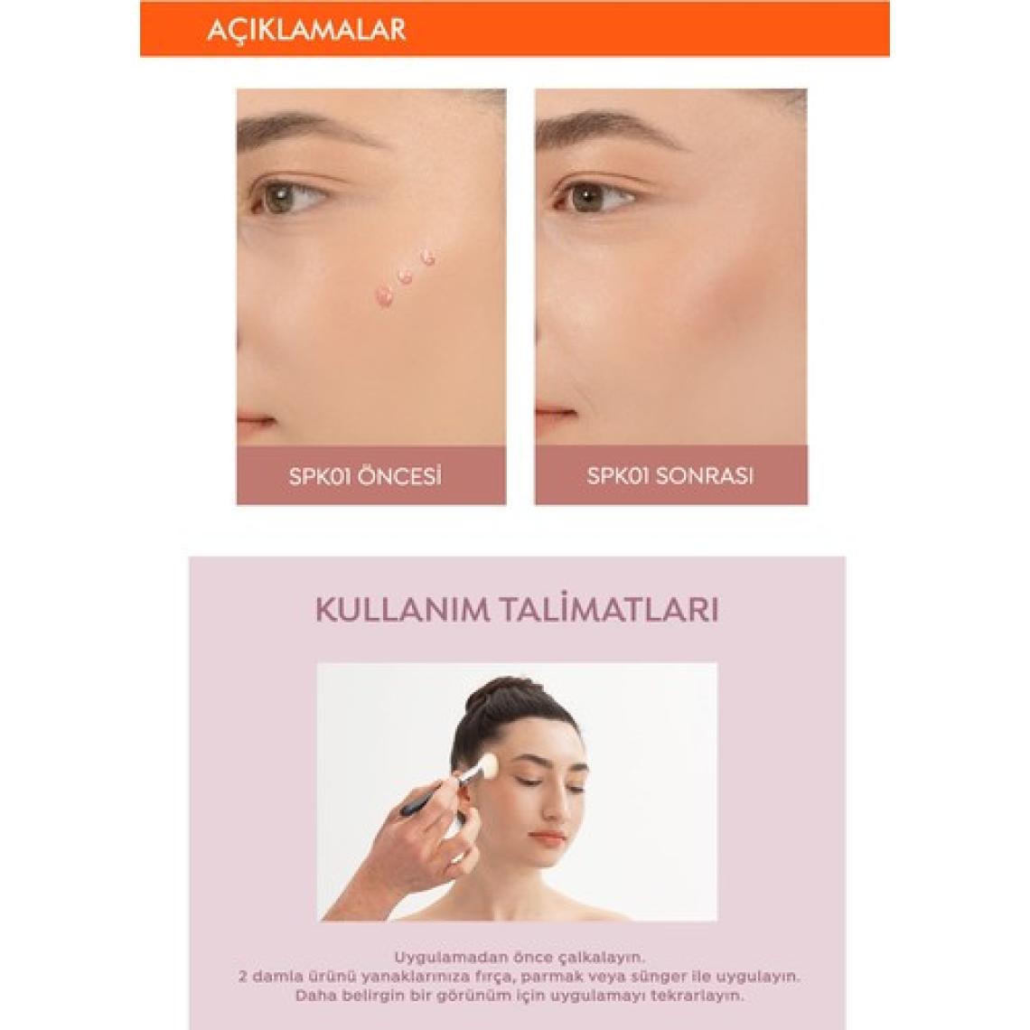 Meyve Kokulu Sedefli Kalıcı Likit Allık Juicy-Pang Water Blusher Shimmer (Spk01)