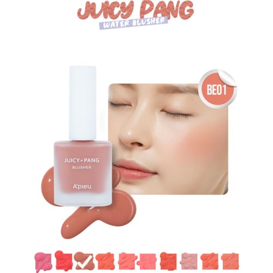 MISSHA Meyve Kokulu, Nemlendirici, Doğal Görünümlü Sıvı Allık A'PIEU Juicy-Pang Water Blusher (BE01)